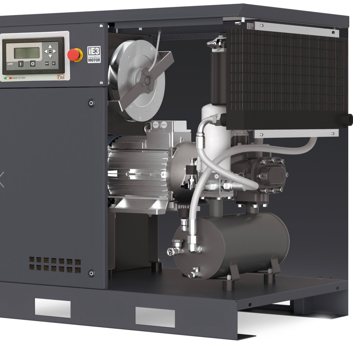 SIP RS5.5-10-270DD/RD 270ltr Rotary Screw Compressor with Dryer - 05343 - airlinkcompressors.com