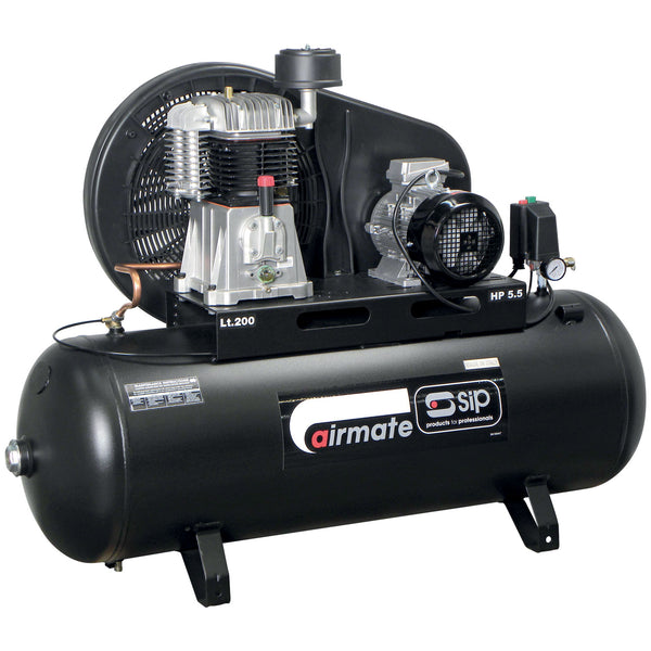 SIP TN5.5/200 200ltr Belt Drive Compressor - 06583 - airlinkcompressors.com