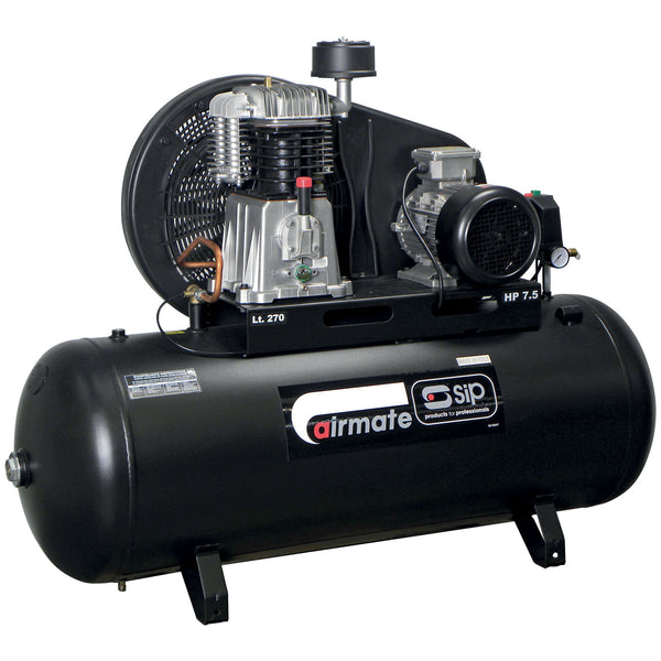 SIP TN7.5/270 270ltr Belt Drive Compressor - 06585 - airlinkcompressors.com