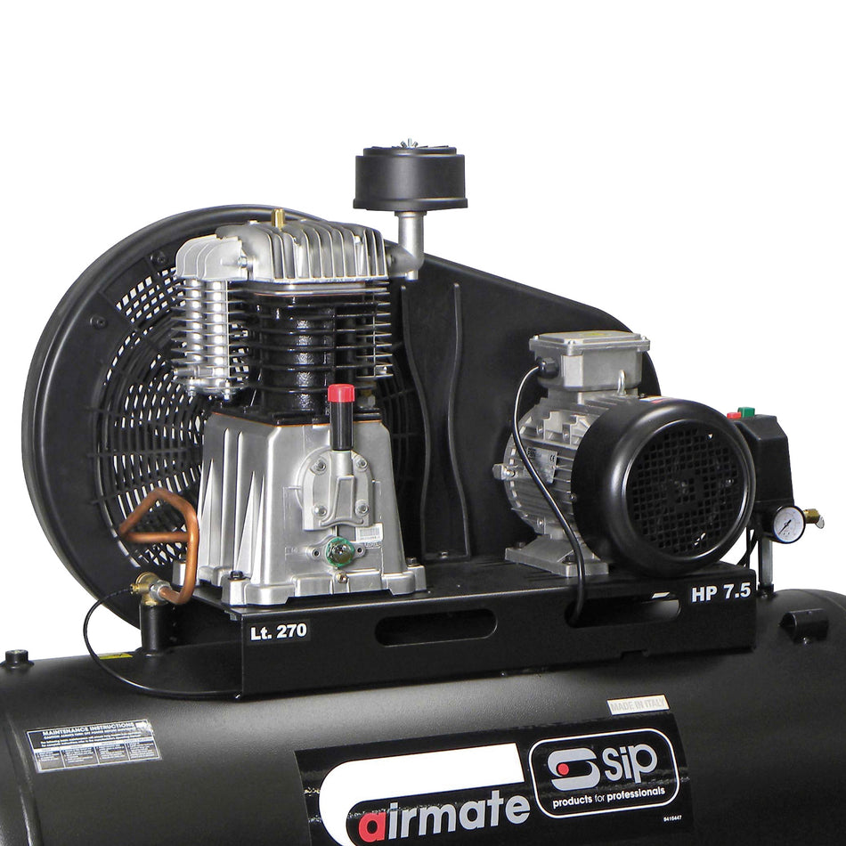 SIP TN7.5/270 270ltr Belt Drive Compressor - 06585 - airlinkcompressors.com
