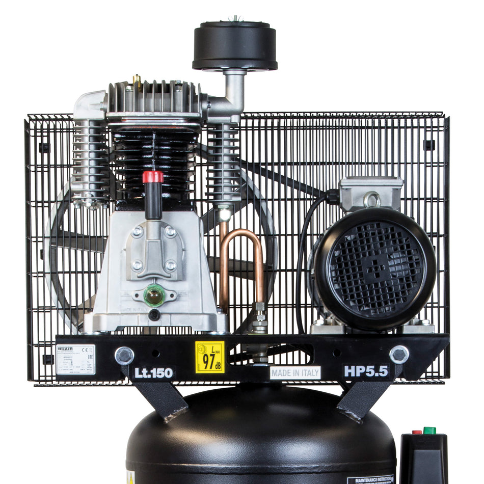 SIP VN5.5/150-TB Vertical Belt Drive Compressor - 06335 - airlinkcompressors.com