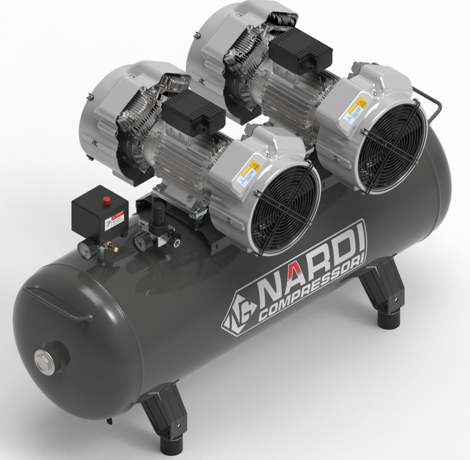 NARDI EXTREME MP 5.00HP 200ltr Compressor - EXTMP20050 - airlinkcompressors.com