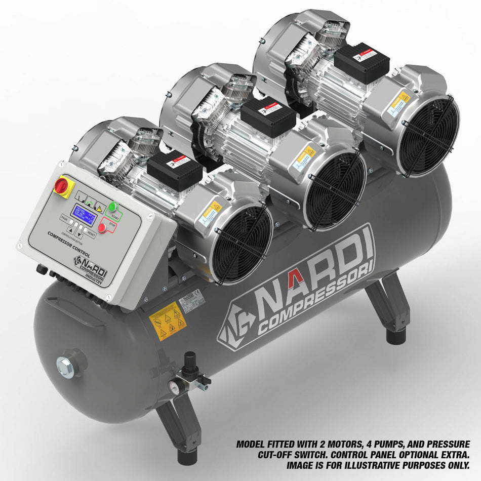 NARDI EXTREME MP 6HP 270ltr Compressor - EXTMP27060 - airlinkcompressors.com