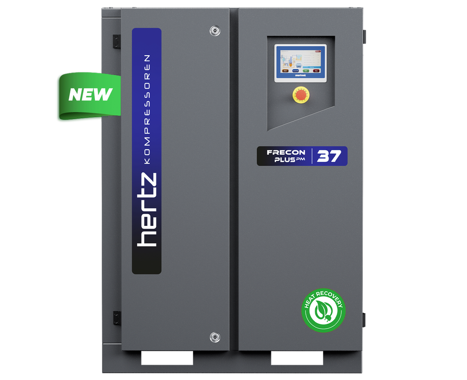 Hertz FRECON PLUS pm 37kw VSD Direct Drive Base Mounted Screw Air Compressor