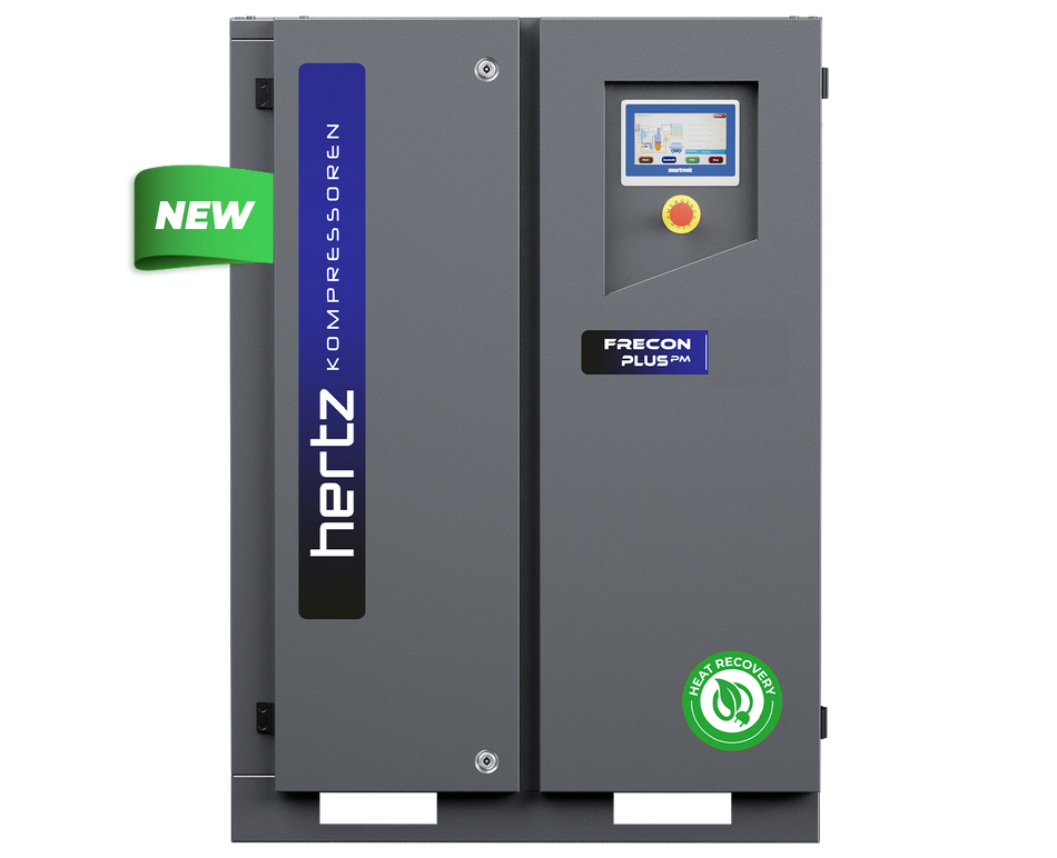 Hertz FRECON PLUS pm 5kw VSD Direct Drive Base Mounted Screw Air Compressor