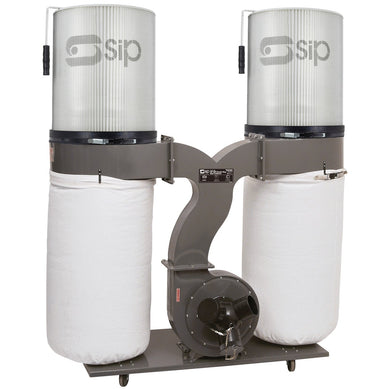 SIP 3HP Double Bag Dust Collector Package  Part Number  1994
