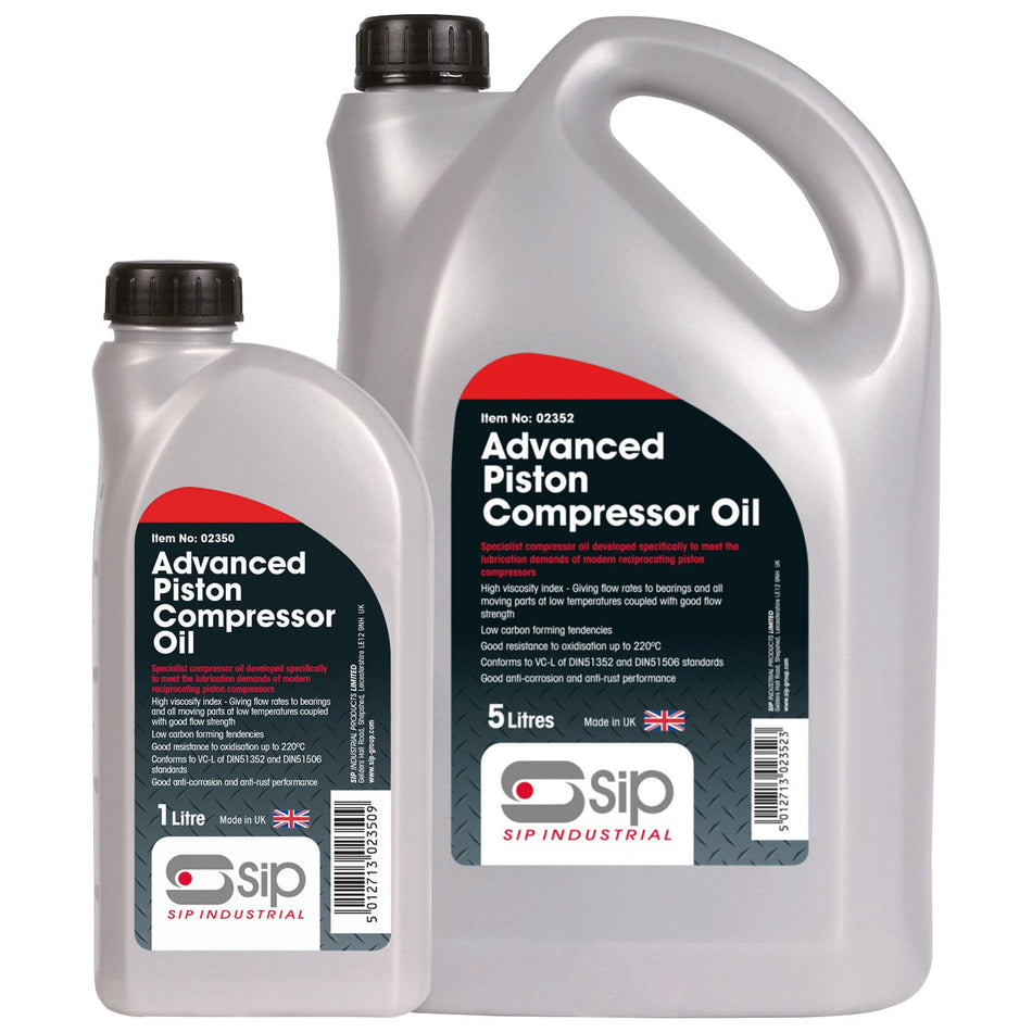 SIP 5ltr Advanced Compressor Oil - 02352