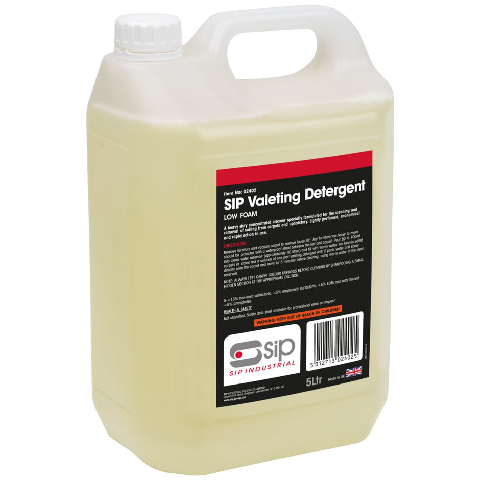 SIP 5ltr Valeting Detergent  Part Number  2402