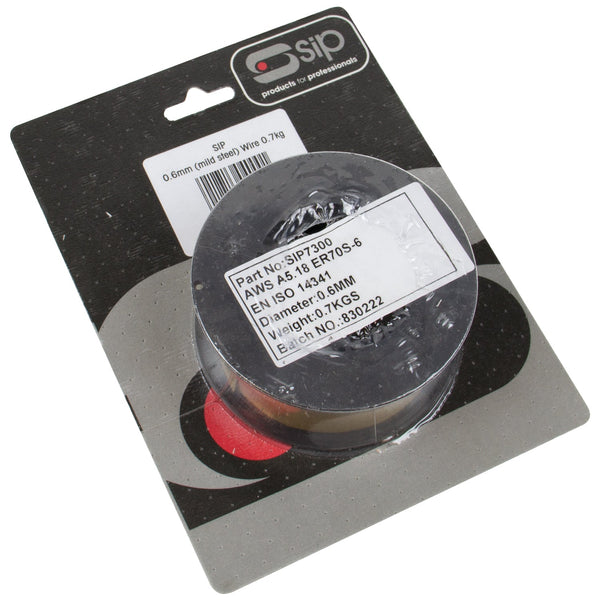 SIP 0.7kg x 0.6mm Mild Steel Welding Wire Pack  Part Number  4000