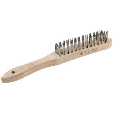 SIP 4-Row Stainless Steel Wire Brush  Part Number  4171