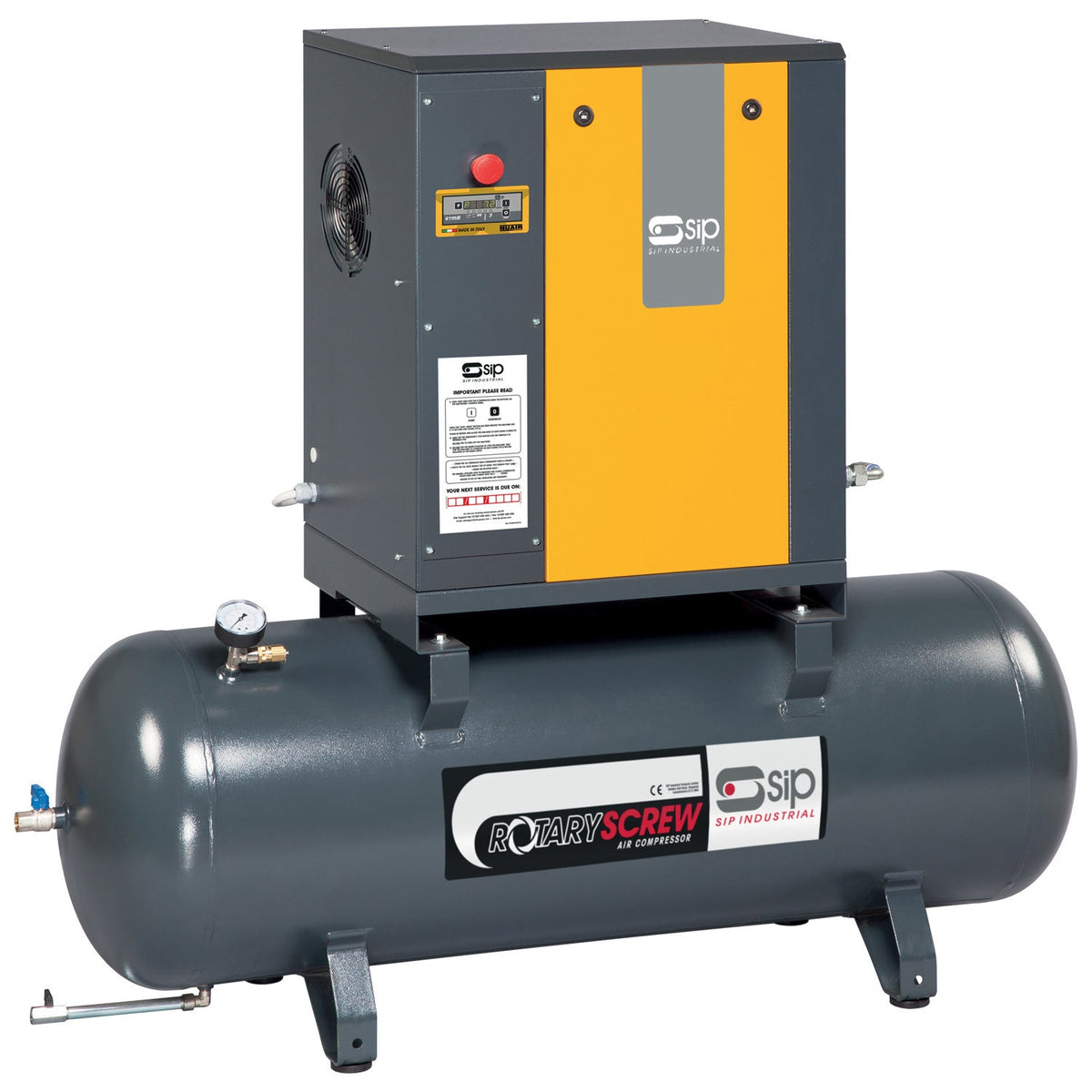 SIP RS5.5-08-270BD 270ltr Rotary Screw Compressor - 05376A