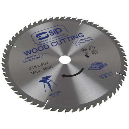 SIP 315mm x 30mm TCT 60T Circular Saw Blade  Part Number  6160