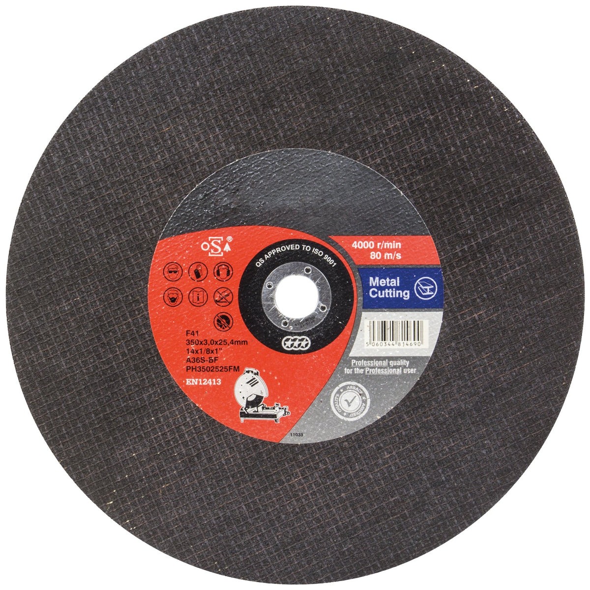 SIP 14" Abrasive Disc  Part Number  6891