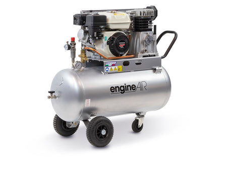 Abac Engineair 5/100 10 Mobile Petrol 100Ltr 14Cfm 10Bar Air Compressor - 1121440112