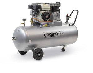 Abac Engineair 5/200 10 Mobile Petrol 200Ltr 14Cfm 10Bar Air Compressor - 1121440113