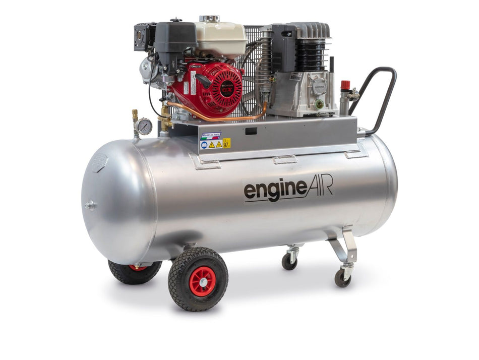 Abac Engineair 9/270 Mobile Petrol 270Ltr 19.1Cfm 10Bar Air Compressor - 1121440121
