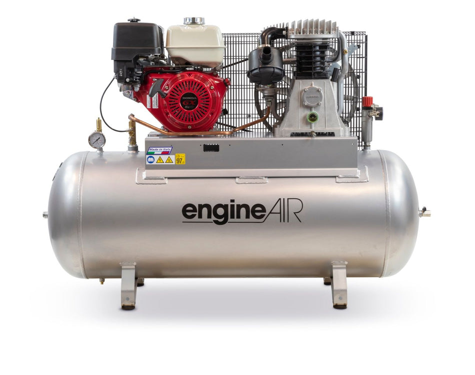 Abac Engineair 12/270 Es Mobile Petrol 270Ltr 34.3Cfm 14Bar Air Compressor - 1121440123