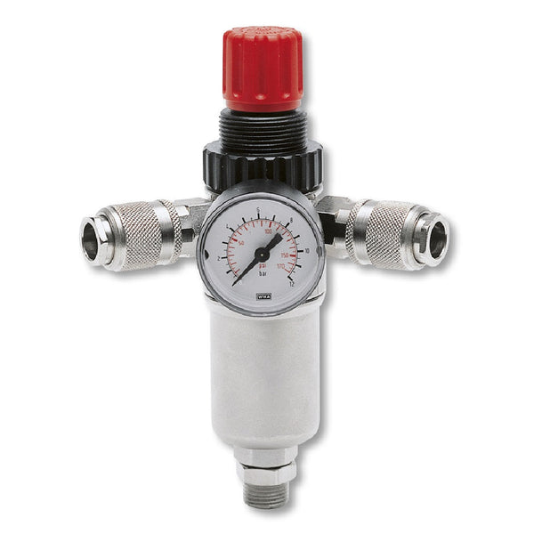 ABAC PU4 Air Pressure Regulator 1/2 & Euro Couplings - 