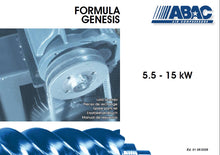 Load image into Gallery viewer, ABAC FORMULA &amp; GENESIS 5.5-15kW FULL SPARE PARTS LIST (2008)