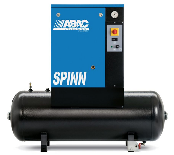 ABAC SPINN 2.2 kW 8 Bar 200L Tank 400V Screw Compressor - 4152054946