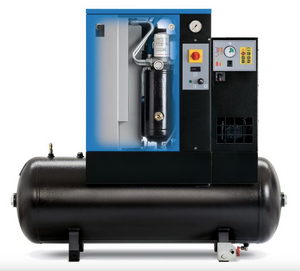 ABAC SPINN 5.5kW 27CFM 10Bar 200L Screw Compressor & Dryer - 4152054991