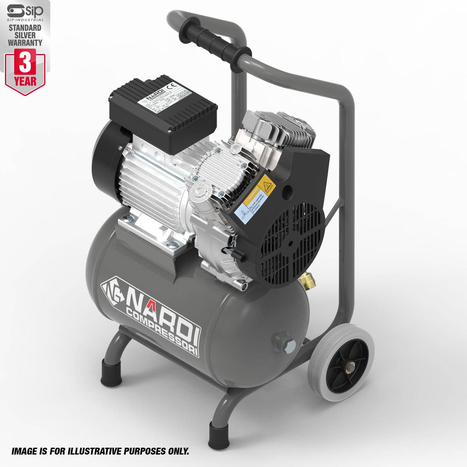 NARDI EXTREME 1 2.00HP 2-POLE 25ltr Compressor