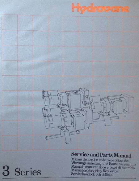 Hydrovane 23 33 & 43 Service Parts Manual 1987 Onwards Power Tool Equipment Manuals