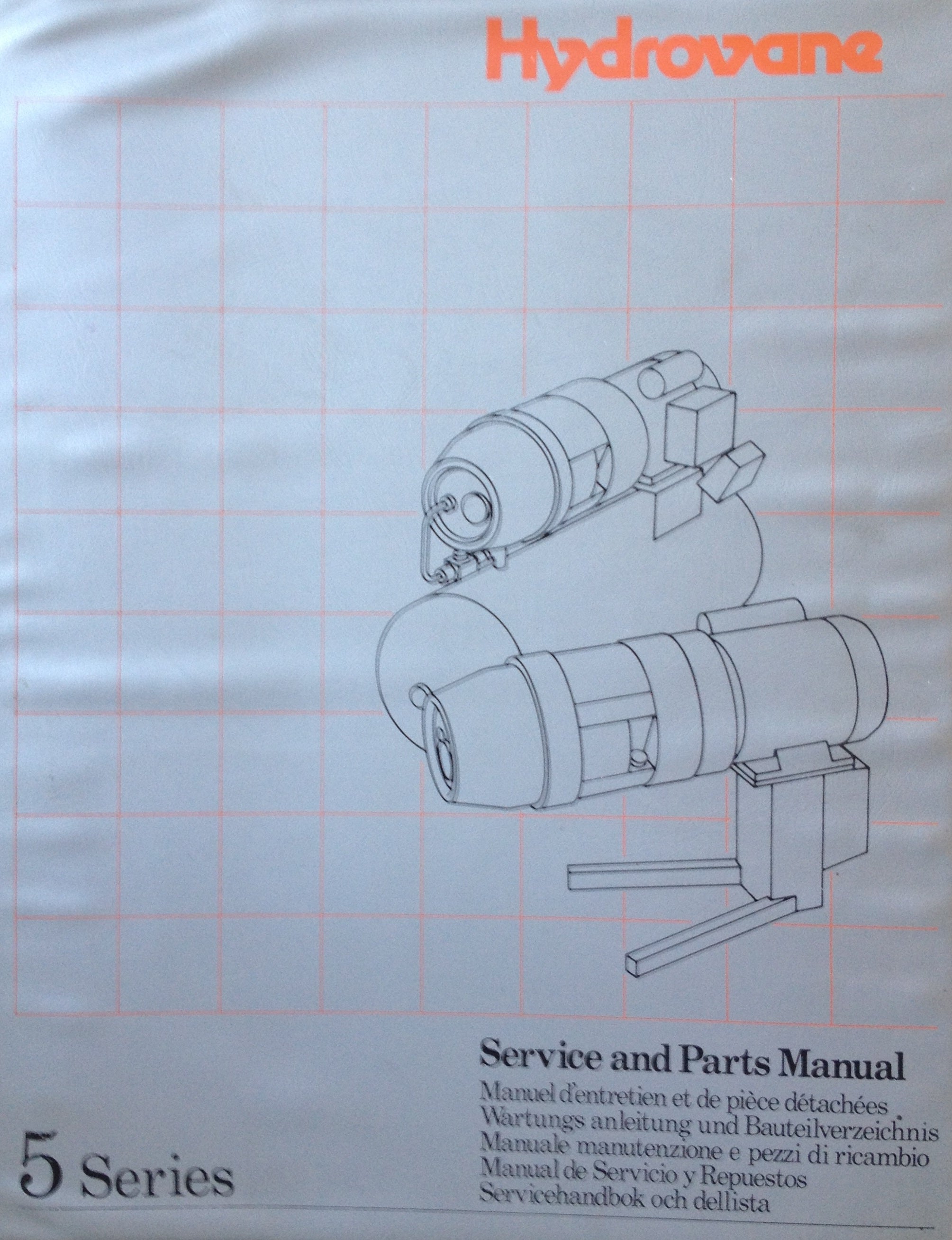 Hydrovane 5/15 Service & Parts Manual 1987 Onwards Power Tool Equipment Manuals