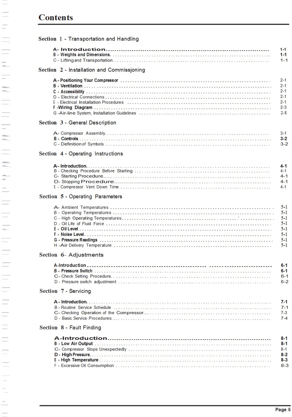 CompAir Hydrovane V01-V02 User Handbook