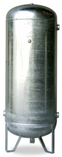 Galvanized Vertical Compressed Air Receiver Tank 200L & Fittings - 4101000902