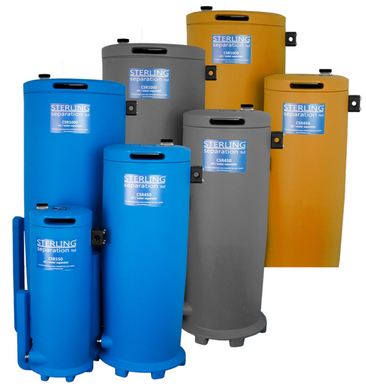 Compressed Air Oil/Water Condensate Separator 150 Cfm - Csr150 Blue Heavy Machinery
