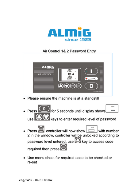 Almig Air Compressor Engineers Manual True