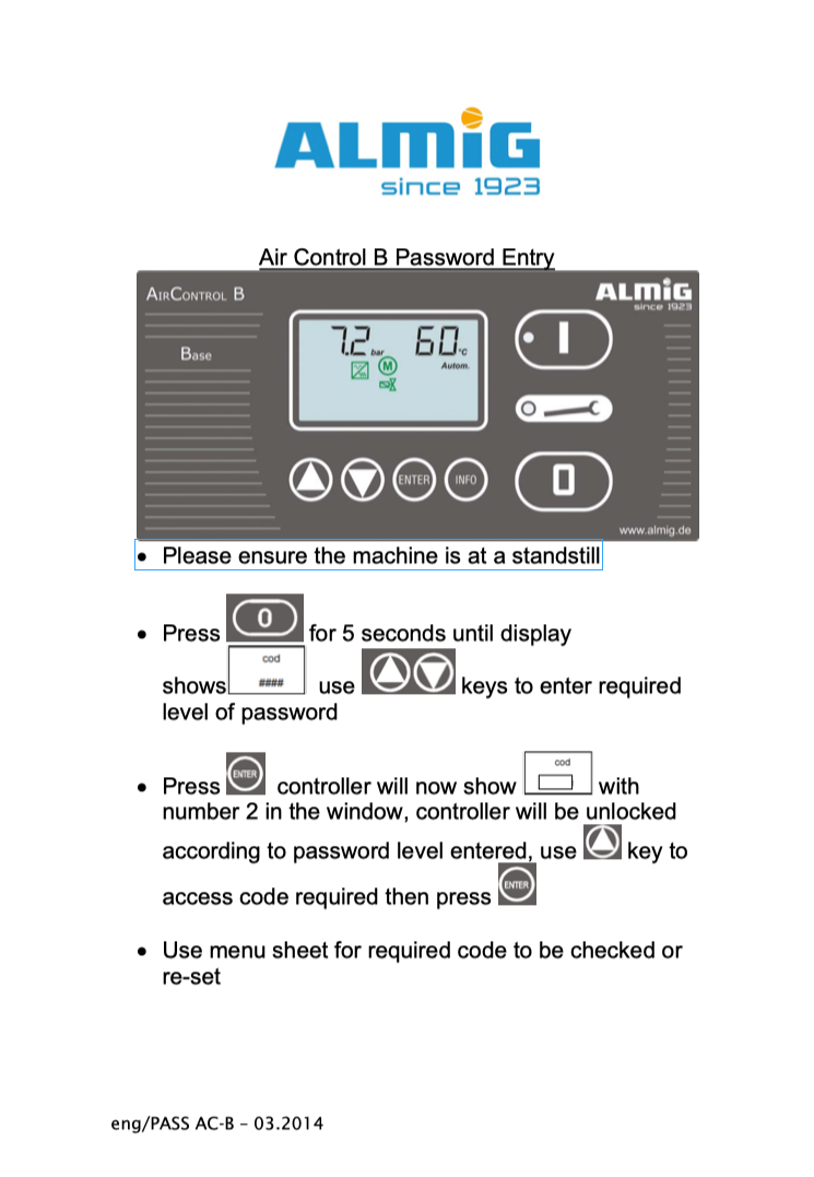 Almig Air Compressor Engineers Manual True