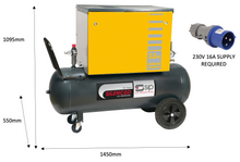 Load image into Gallery viewer, SIP PB3800/3M/200 Silenced Piston Compressor - 05202