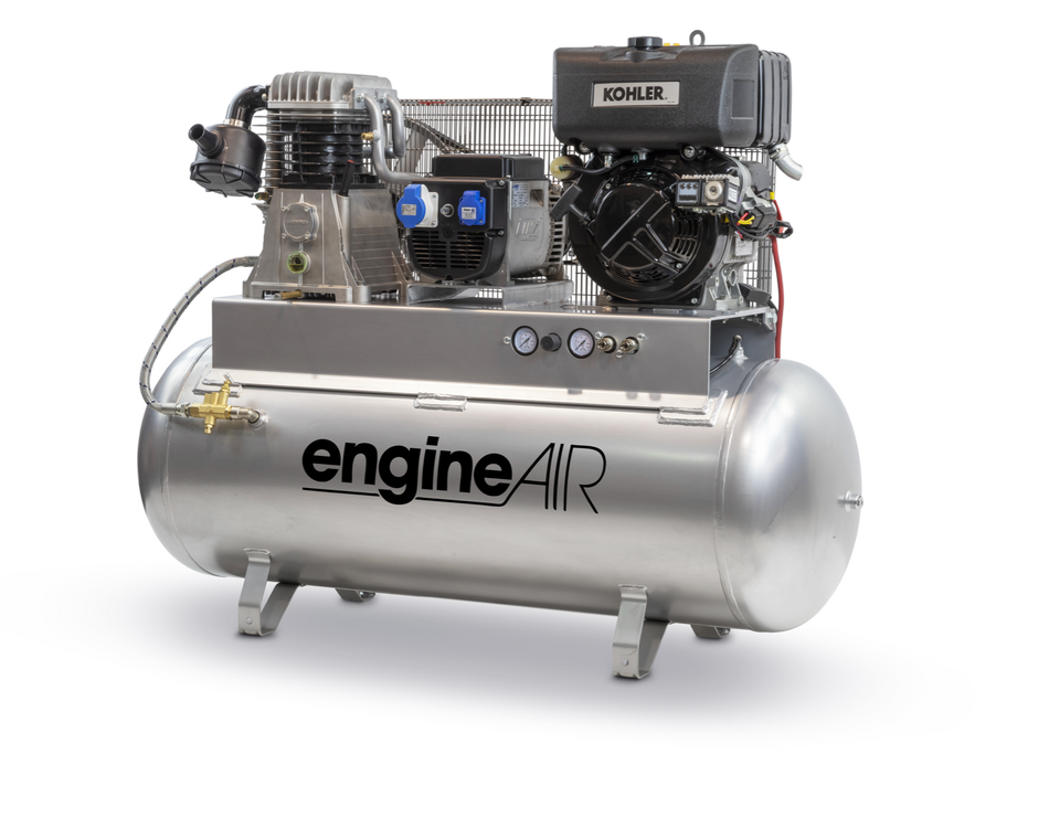ABAC BI engineAIR 10/270 Mobile Diesel 270LTR 16.5CFM 14Bar Air Compressor - 1121440131 - airlinkcompressors.com
