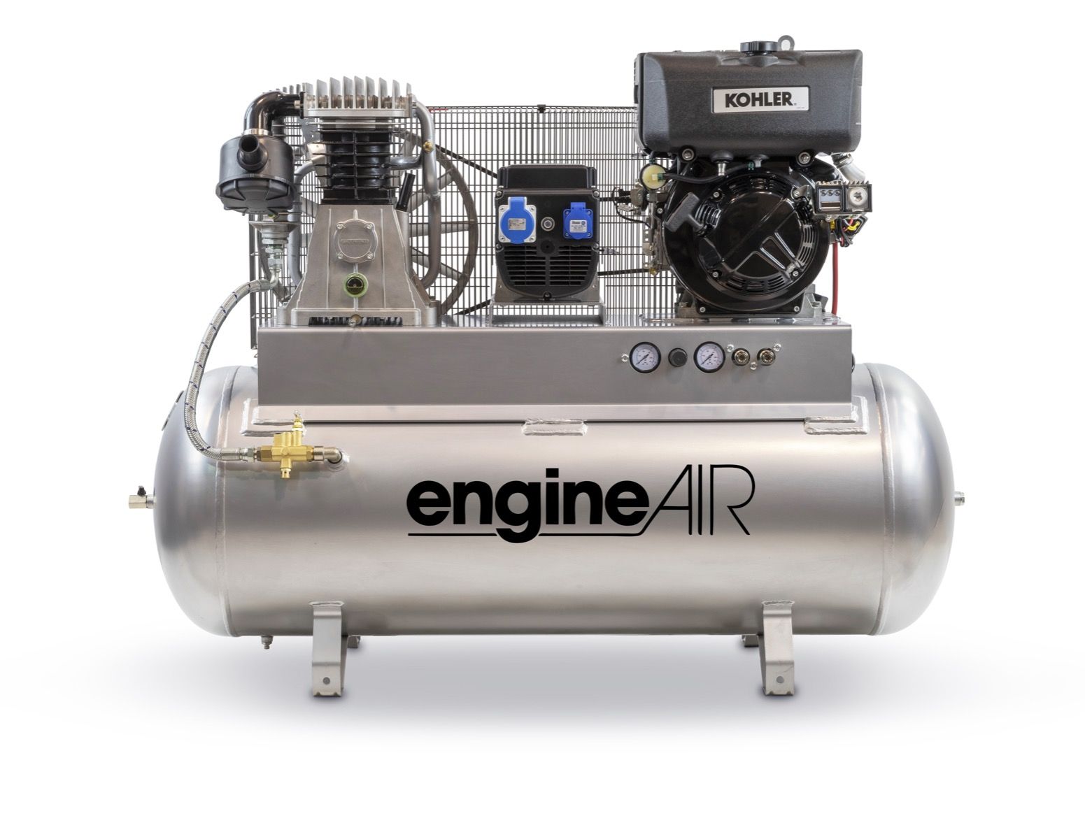 ABAC BI engineAIR 11/270 Mobile Diesel 270LTR 21.4CFM 14Bar Air Compressor - 1121440132 - airlinkcompressors.com