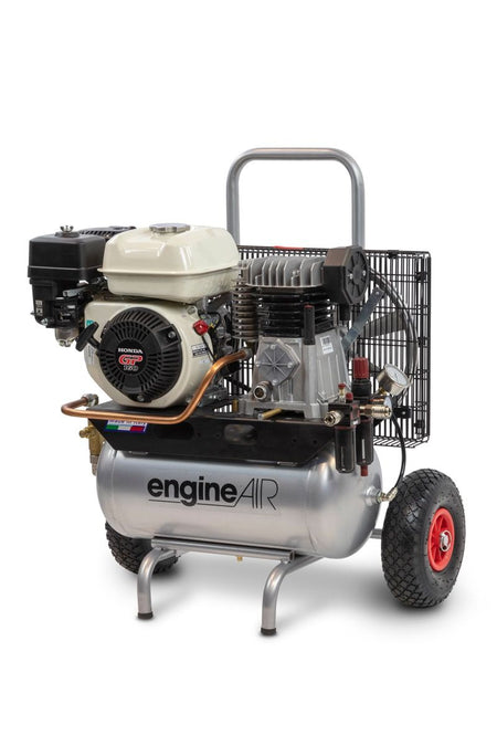 ABAC engineAIR 4/22 Mobile Petrol 22LTR 11.3CFM 10Bar Air Compressor - 1121440136 - airlinkcompressors.com