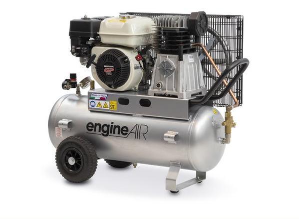 ABAC engineAIR 5/10 Mobile Petrol 50LTR 14.5CFM 10Bar Air Compressor - 1121440110 - airlinkcompressors.com