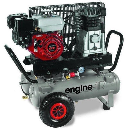 ABAC engineAIR 5/11+11 Mobile Petrol 22LTR 14.5CFM 10Bar Air Compressor - 1121440114 - airlinkcompressors.com