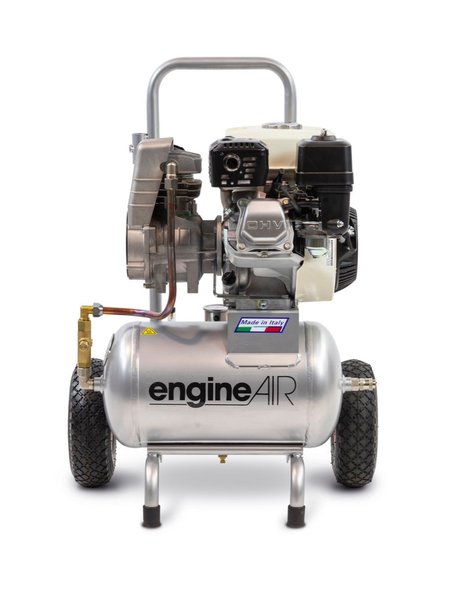 ABAC engineAIR 5/20 Mobile Petrol 20LTR 9.7CFM 10Bar Air Compressor - 1121440135 - airlinkcompressors.com