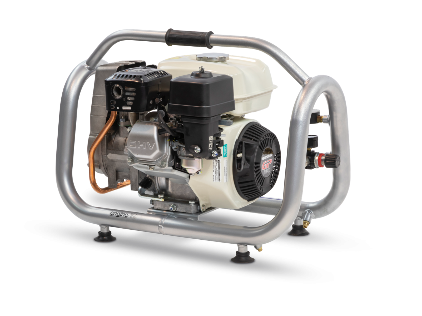 ABAC engineAIR 5/4 Hand Held Petrol 4LTR 9.7CFM 10Bar Air Compressor - 1121440134 - airlinkcompressors.com