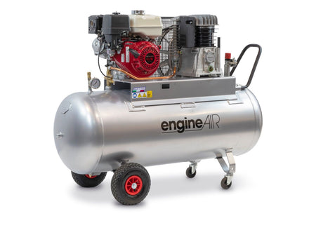 ABAC engineAIR 9/270 Mobile Petrol 270LTR 19.1CFM 10Bar Air Compressor - 1121440121 - airlinkcompressors.com