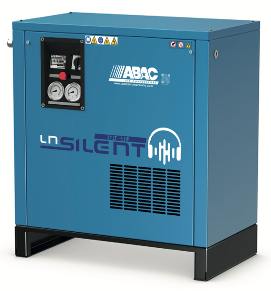 ABAC LN0 A29B 27L T3 - 11 CFM 10 Bar 400V Lubricated Silenced Air Compressor - 4116026330 - airlinkcompressors.com