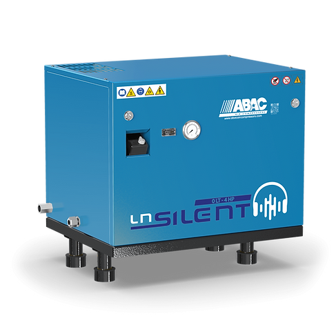 ABAC LN1 A39B 0 Base Mounted Silenced Air Compressor T4 415 Volt 17 CFM - 4116026050 - airlinkcompressors.com