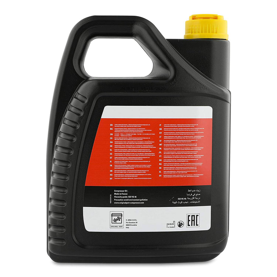 ABAC Piston Air Compressor Oil Altair 5L - 6215715800 - airlinkcompressors.com