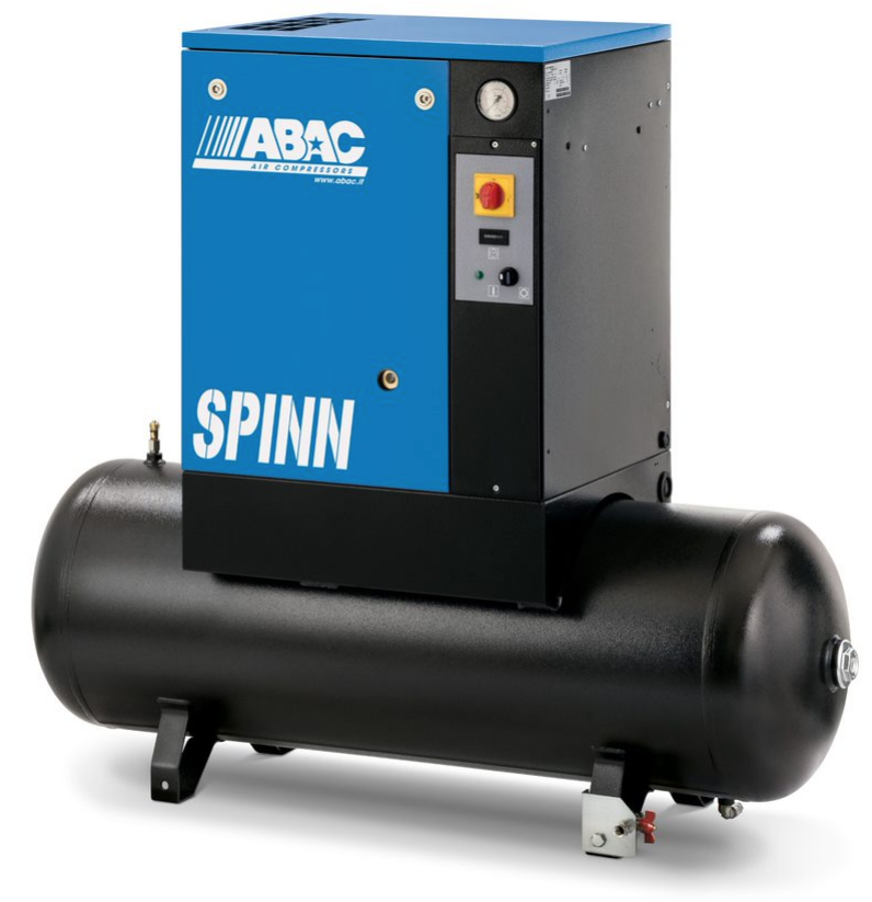 ABAC SPINN 2.2 kW 10 Bar 200L Tank 400V Screw Compressor - 4152054947 - airlinkcompressors.com