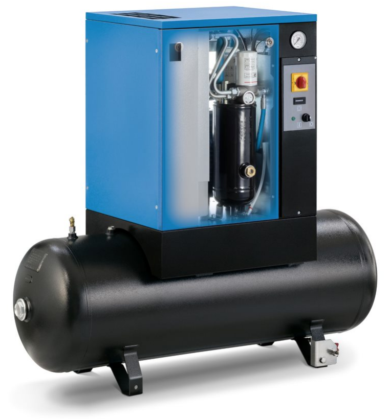 ABAC SPINN 7.5 kW 8 Bar 200L Tank 400V SDS Screw Compressor - 4152054996 - airlinkcompressors.com
