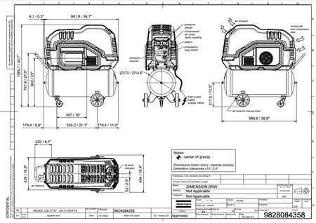 ABAC SPINN D2.2 90W 10 MEAA 400/50 Screw Compressor - 4152044023 - airlinkcompressors.com