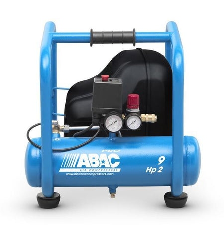 ABAC Start O20P Roll Cage 110v Air Comrpressor - 8.1 CFM, 2 HP, 9L, 110V - 1121020318 - airlinkcompressors.com