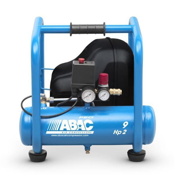 ABAC Start O20P Roll Cage 110v Air Comrpressor - 8.1 CFM, 2 HP, 9L, 110V - 1121020318 - airlinkcompressors.com